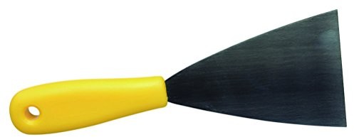 Maya Professional Tools 88082  4 szpachelka, ze stali nierdzewnej, z uchwytem z tworzywa sztucznego na stałe, FBK/Higiena żywności, 80 MM, żółty 88082-4