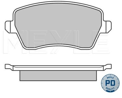 Wulf Gaertner Autoparts Zestaw klocków hamulcowych, hamulce tarczowe Wulf Gaertner Autoparts 025 244 0317/PD