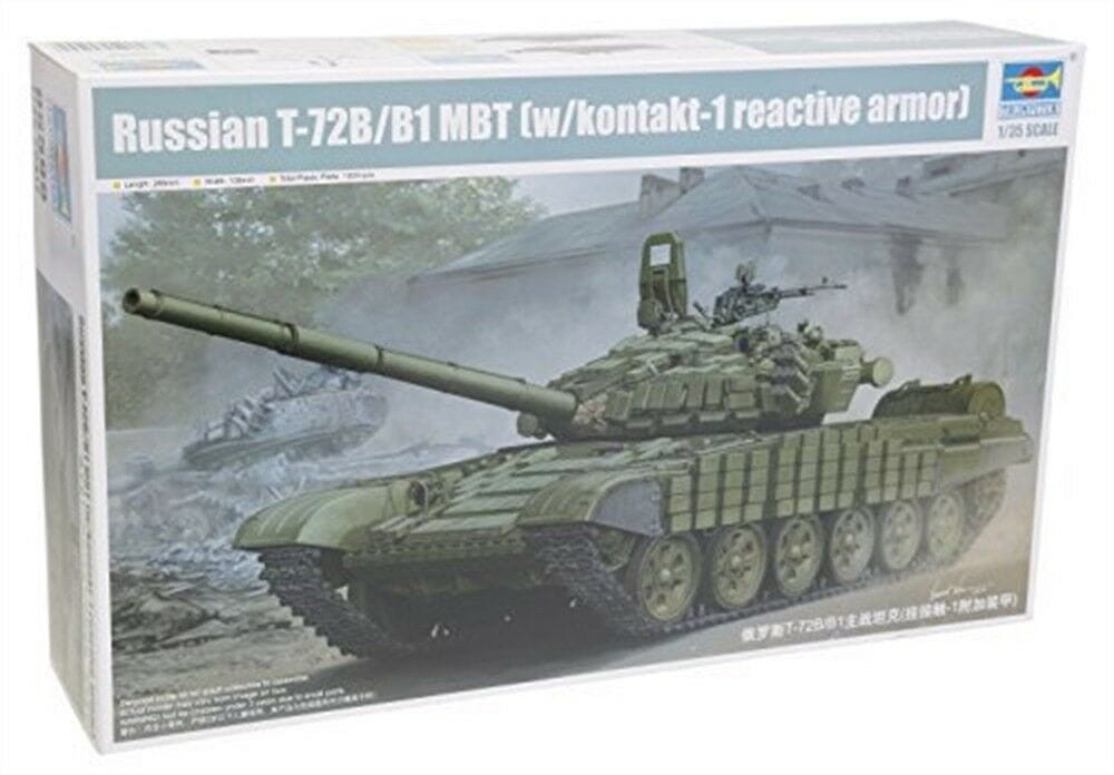 Trumpeter Russian T-72B/B1 MBT (w/kontakt-1 reactive armor) 05599