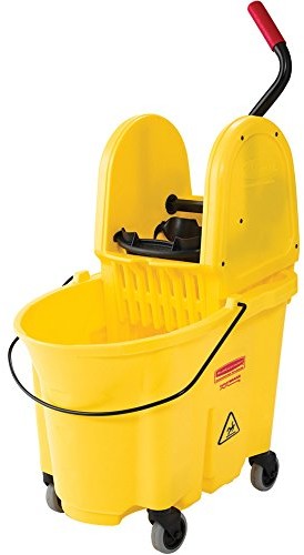 Rubbermaid Commercial Products fg757788yel WaveBrake kombi pociągnięciem Split dźwigni o wysokiej wydajności, 33,12 L, żółty FG757788YEL