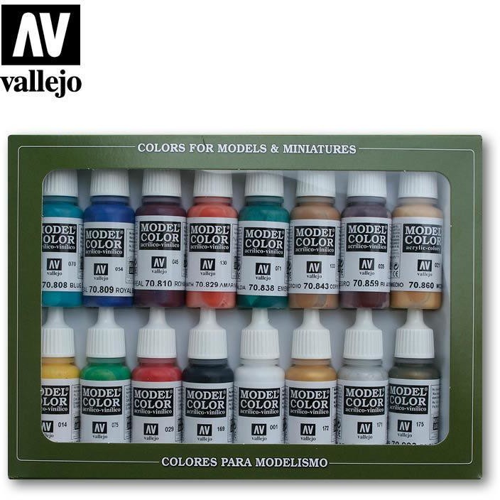 Vallejo Model Color Zestaw 16 farb - Medieval Colors Vallejo 70142