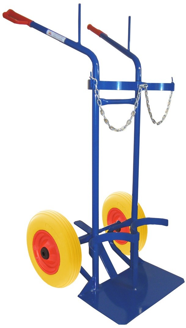 WIZ Wózek Taczkowy Spawalniczy - Gazowy, Na 2 Butle