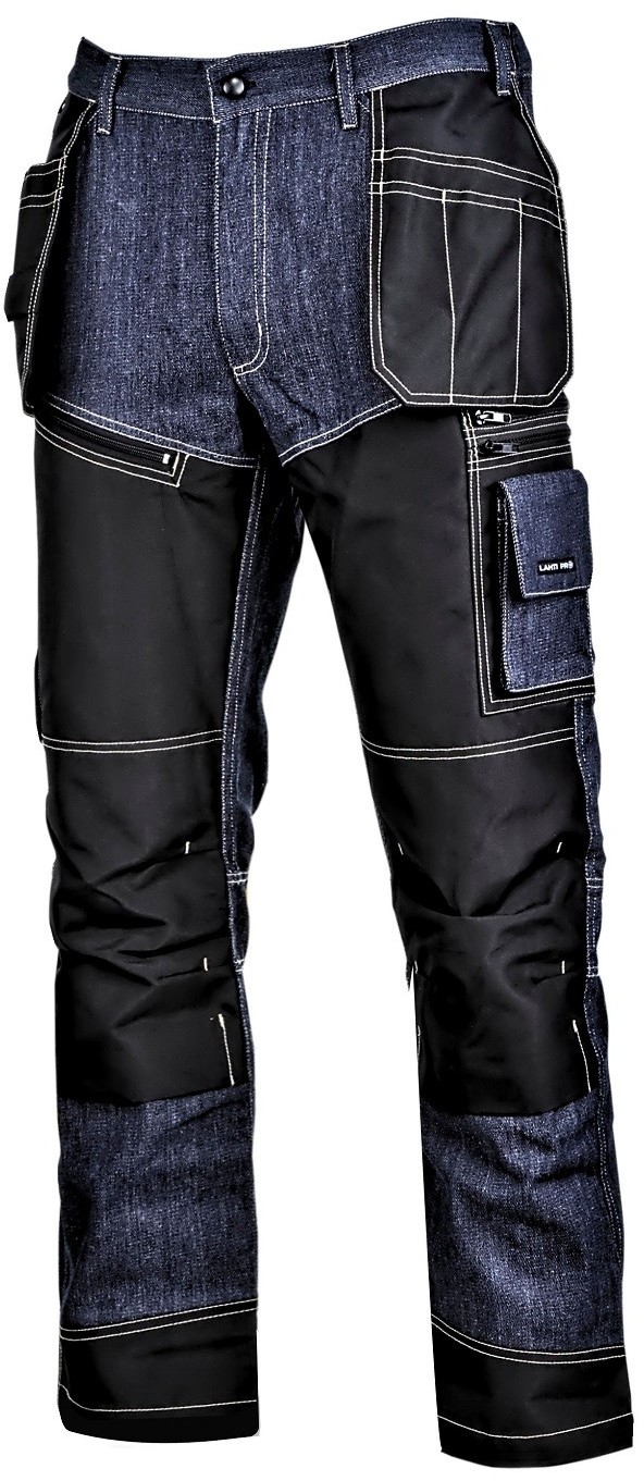 LAHTI PRO Spodnie Jeansowe Niebieskie Wzm XL L4051804 25438