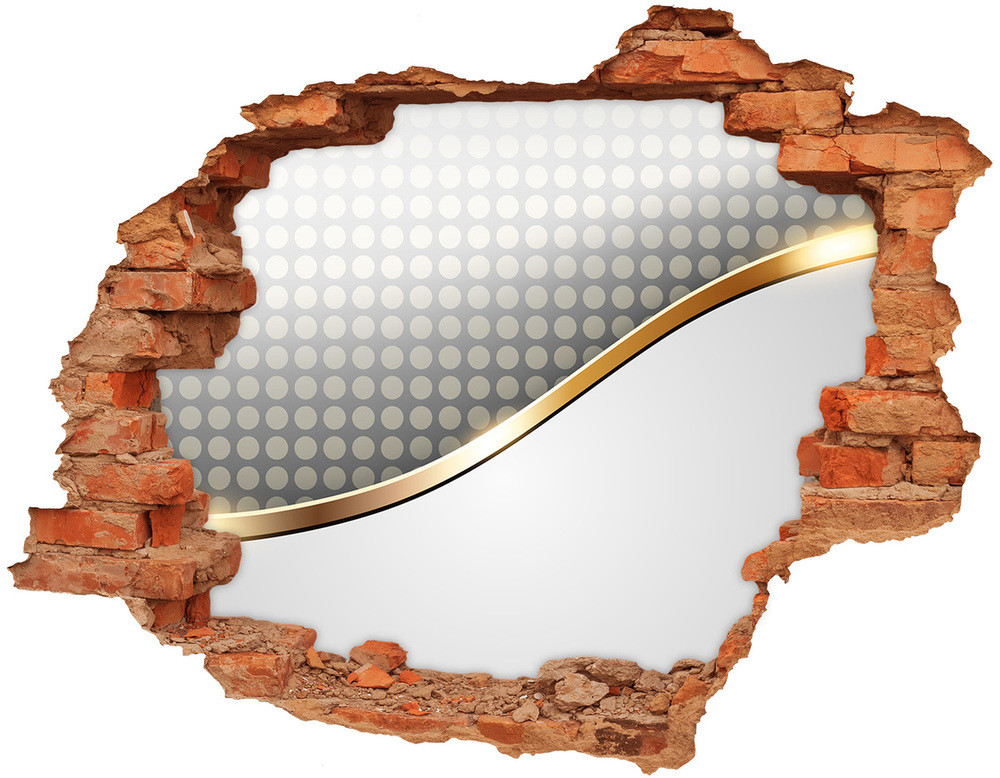 Wallmuralia.pl Naklejka 3D dziura na ścianę Tropikalne kwiaty