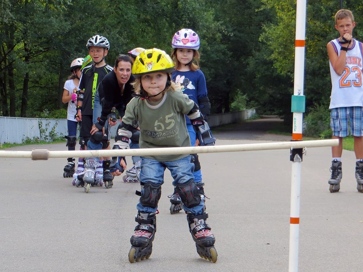 Jazda na rolkach dla dzieci  lekcja z instruktorem  Chorzów P0000749