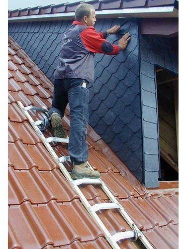 Krause Drabina dachowa aluminiowo-drewniana 8 szczebli 804204 804204