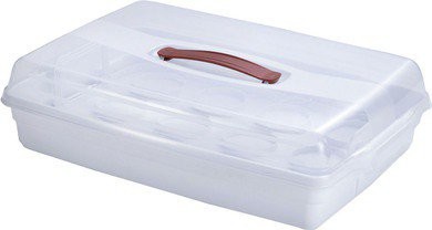 Curver POJEMNIK NA MUFFINY CURVER PŁASKI BIAŁY 723017_CURVER