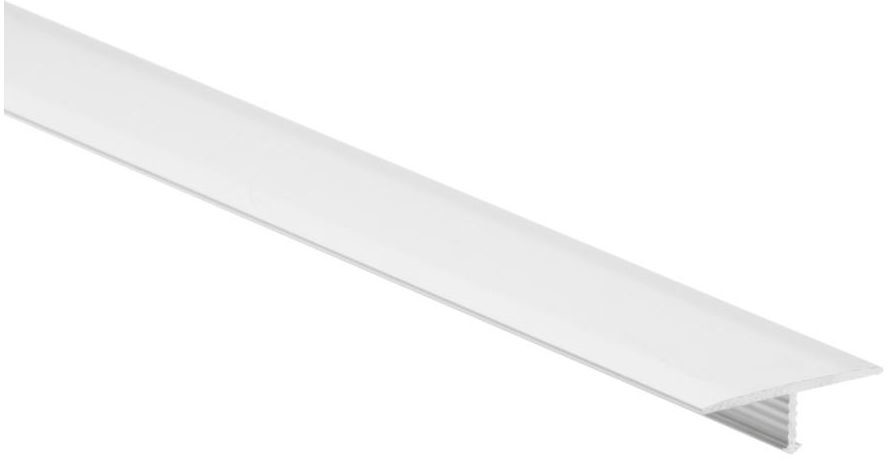 Cezar Profil wykończeniowy łączący Aluminium T 26 mm / 2.5 m Srebrny