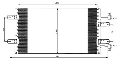 NRF Chodnica klimatyzacji - skraplacz 35900