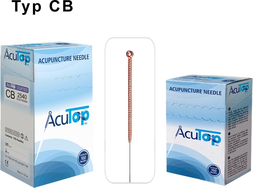 Acutop Igły do akupunktury z uchwytem miedzianym (AcuTop typ CB) 0001129