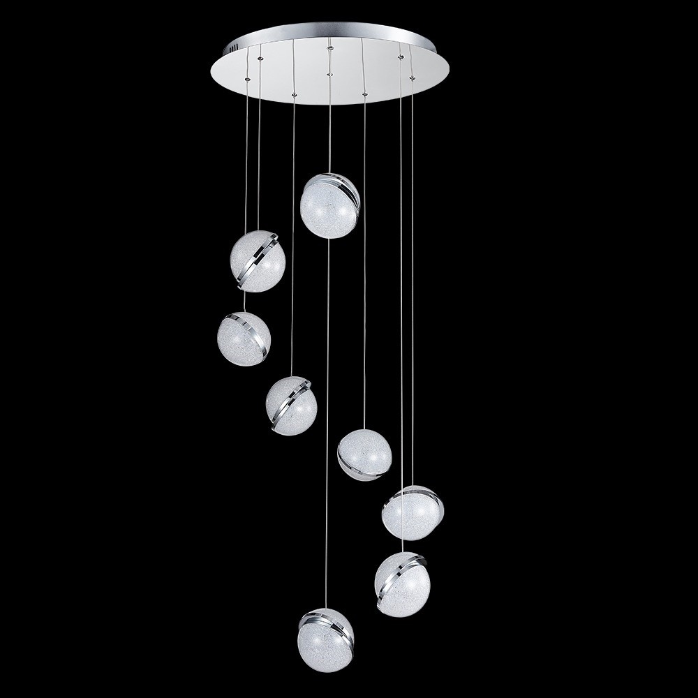 Luxera 62433 - LED Żyrandol na lince MALCOM 8xLED/8W/230V