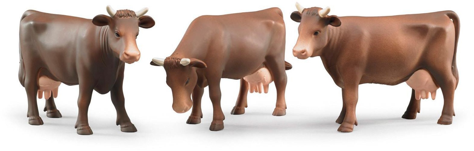 Bruder Figurka krowy brązowej w trzech pozach BR-02308