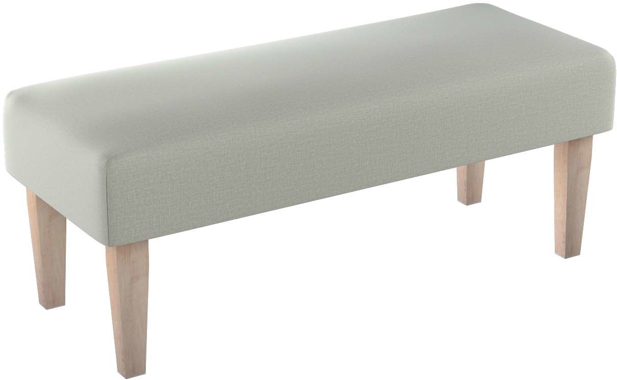 Dekoria Dekoria.pl Ławka pastelowo miętowy welwet 100 × 40 × 40 cm Ingrid 197-705-41