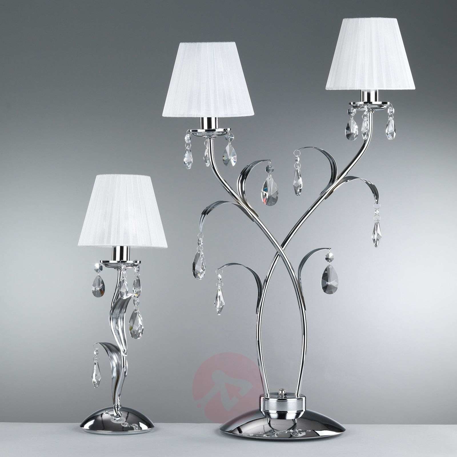 ONLI Lampa stołowa Jacqueline, 2-punktowa, biała
