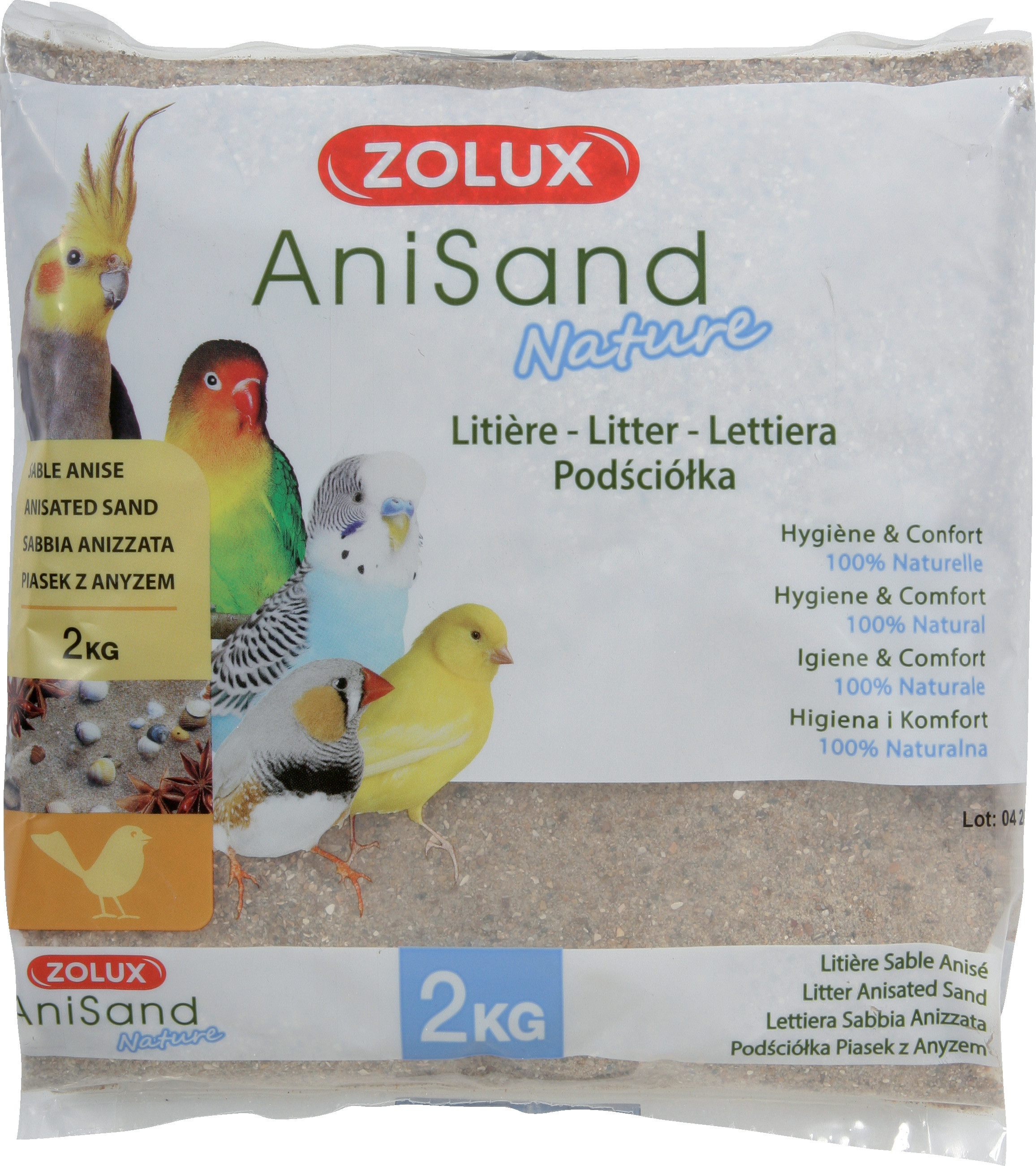 Zolux Piasek z anyżem AniSand Nature 2 kg 146335