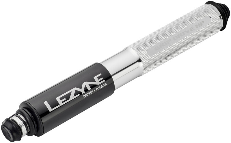 Lezyne Grip Drive HP Mini Pump S, silver 2021 Mini pompki 452100034