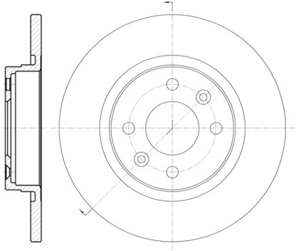 Roadhouse Tarcza hamulcowa 6809.00