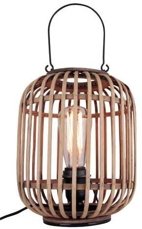 Brilliant Woodrow HK18325S28 lampa stołowa lampka 1x60W E27 drewno