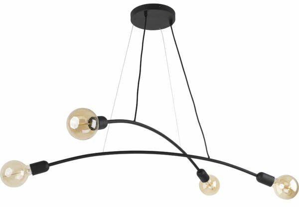 TK Lighting Nowoczesna lampa wisząca HELIX 2724 czarna TK2724