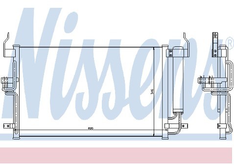 NISSENS Chłodnica klimatyzacji - skraplacz 94368