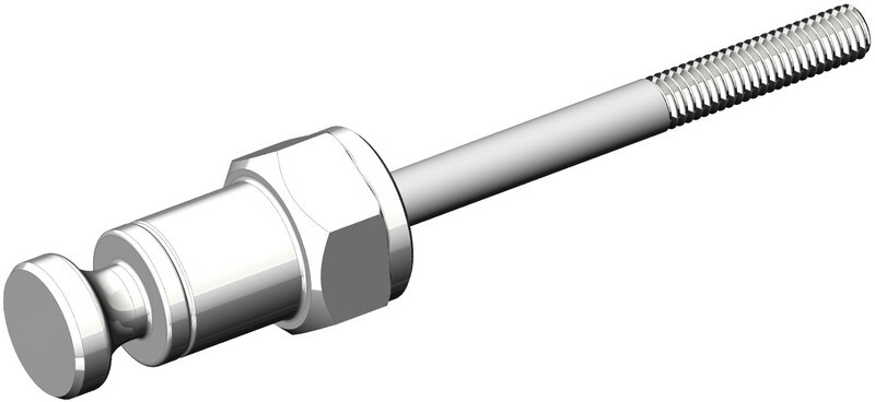 Croozer Click & Crooz Enviolo Nakrętka osiowa, silver 2021 Akcesoria do przyczepek 122502619