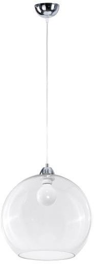 Keter lighting Nowoczesna lampa wisząca KEN 150 transparentny śr. 30cm KL150