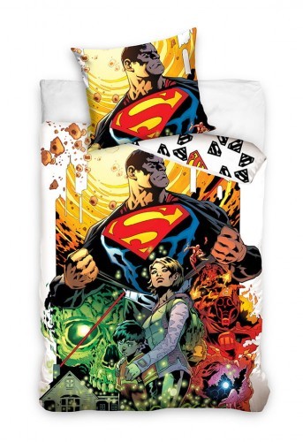 Carbotex pościel 160x200 Superman młodzieżowa super bohater SUP201023