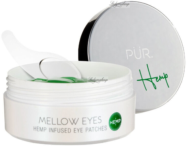 Pür PÜR - MELLOW EYES - Hemp Infused Eye Patches - Hydrożelowe płatki pod oczy z konopiami - 30 par