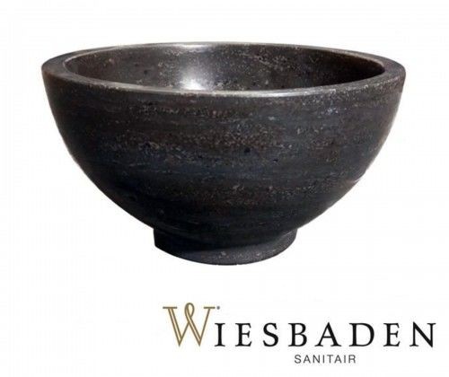Wiesbaden Umywalka nablatowa z kamienia B-stone 20 cm RĘCZNIE WYKONANY 39.3510