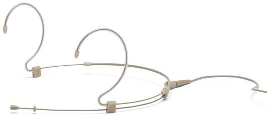 Samson DE10x - Mikrofon nagłowny dookólny, beżowy, 3mm kapsuła, 4 redukcje kablowe, osłony, przekładane ramie z kapsułą