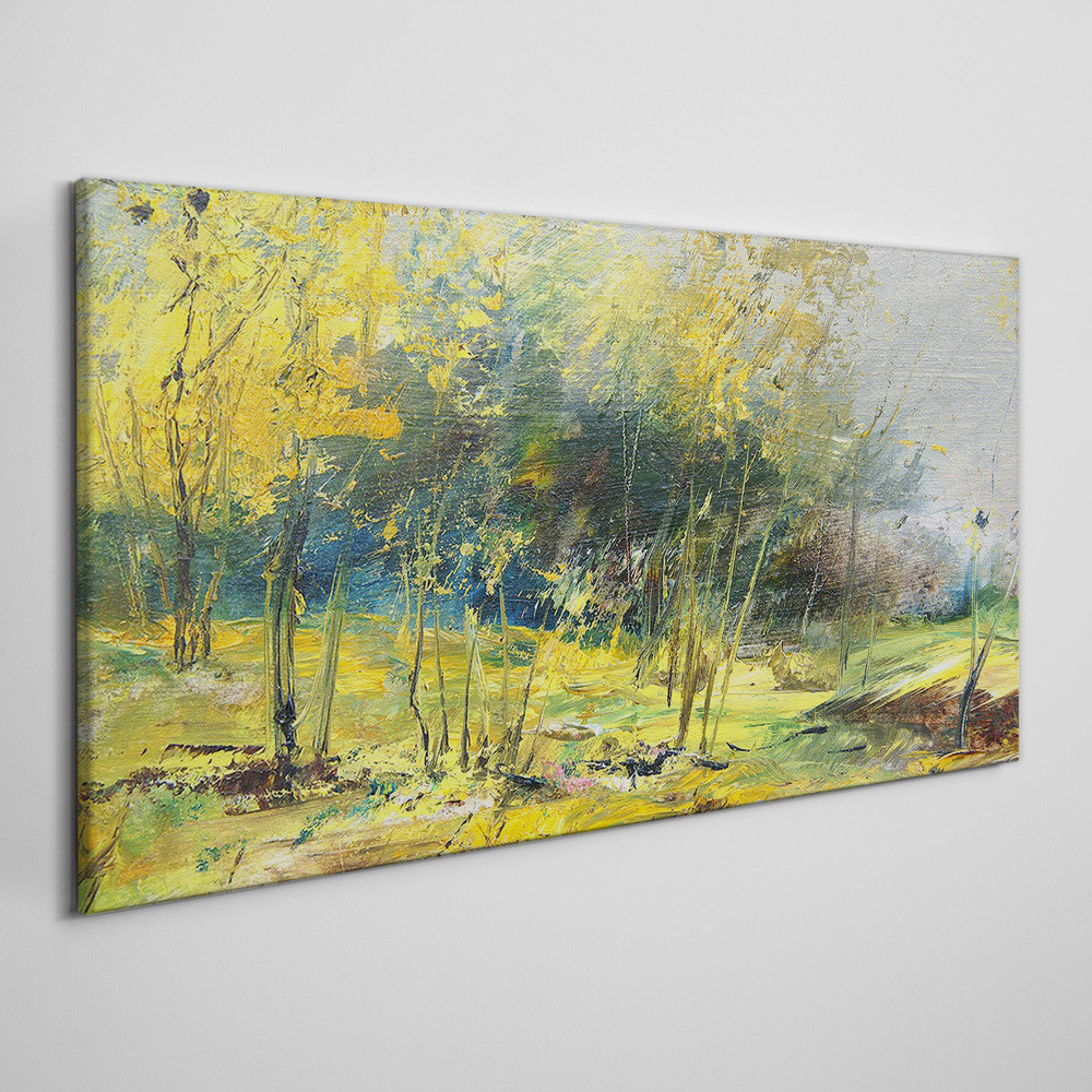 PL Coloray Obraz Canvas Abstrakcja las 100x50cm