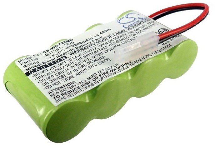 Cameron Sino Welch-Allyn B11261 3000mAh 14.40Wh Ni-MH 4.8V Cameron Sino)