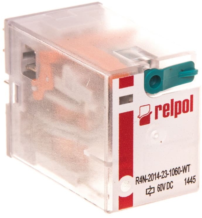Relpol Przekaźnik przemysłowy 4P 60V DC AgNi R4N-2014-23-1060-WT 860615