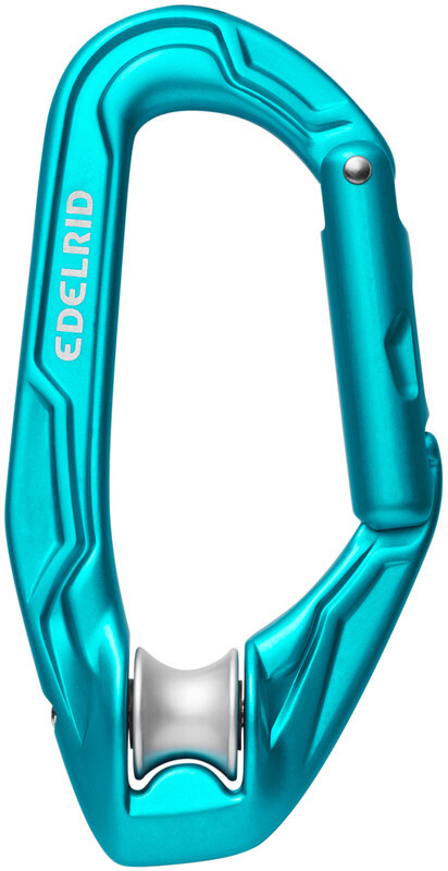 Edelrid Axiom Carabiner, turkusowy 2022 Karabinki niezakręcane 882710003290