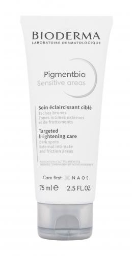 Bioderma Pigmentbio Sensitive Areas Targeted Brightening Care krem do ciała 75 ml dla kobiet