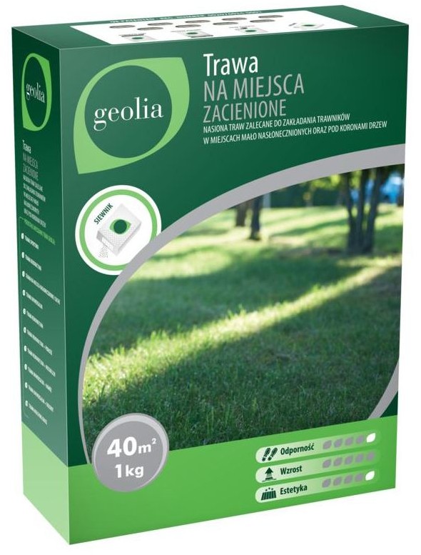 GEOLIA Nasiona trawy do miejsc zacienionych 1kg Geolia
