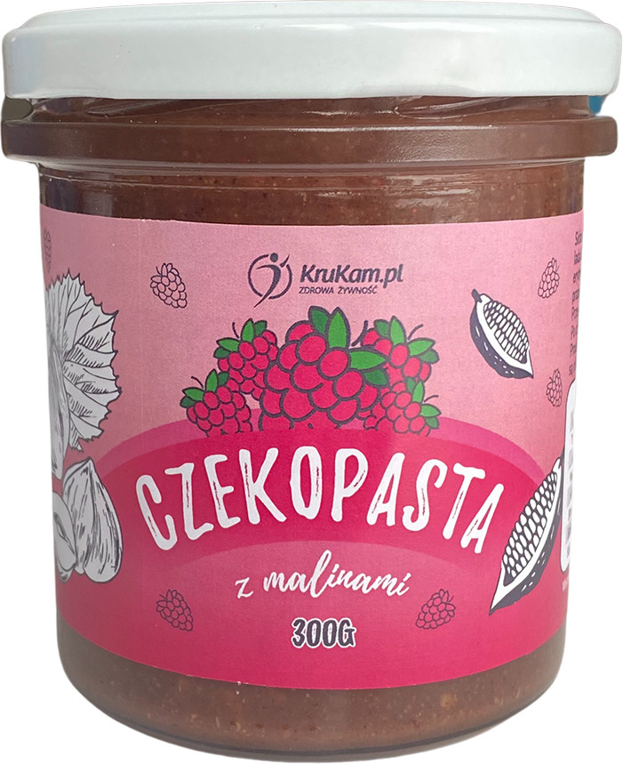 KruKam Czekopasta z malinami 300g