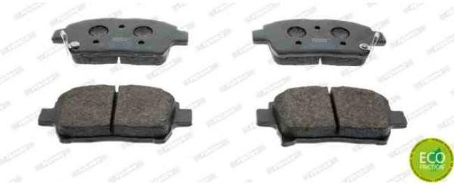 FERODO (FEDERAL-MOGUL) Zestaw klocków hamulcowych, hamulce tarczowe (FEDERAL-MOGUL) FDB1985