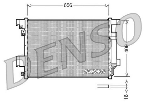 DENSO Skraplacz, klimatyzacja DCN21001