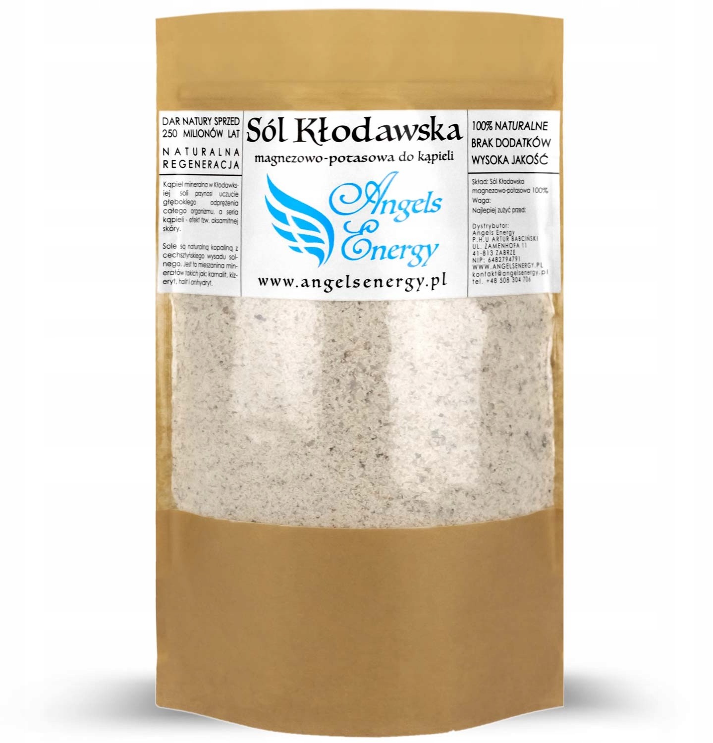 Sól Kłodawska Magnezowo-potasowa Do Kąpieli 1KG