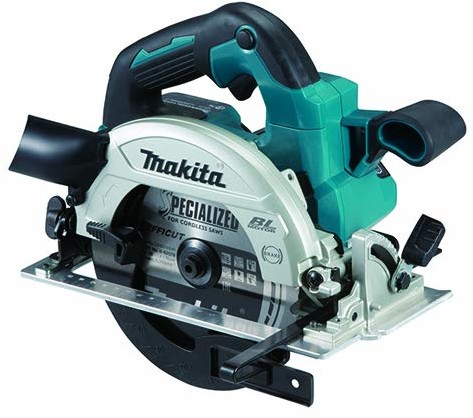 Makita DHS660Z Solo 18 V ręczna pilarka tarczowa litowo-jonowa 165 mm, w kartonie bez akumulatora, bez ładowarki