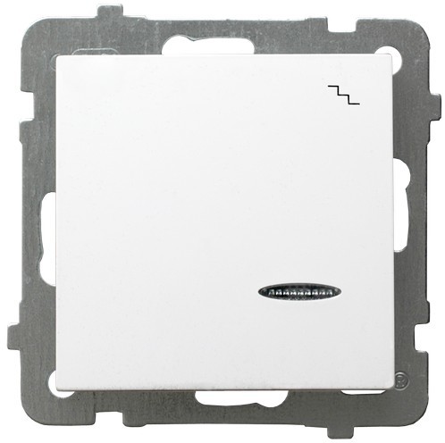 Ospel Łącznik schodowy z podświetleniem Biały - ŁP-3GS/m/00 As