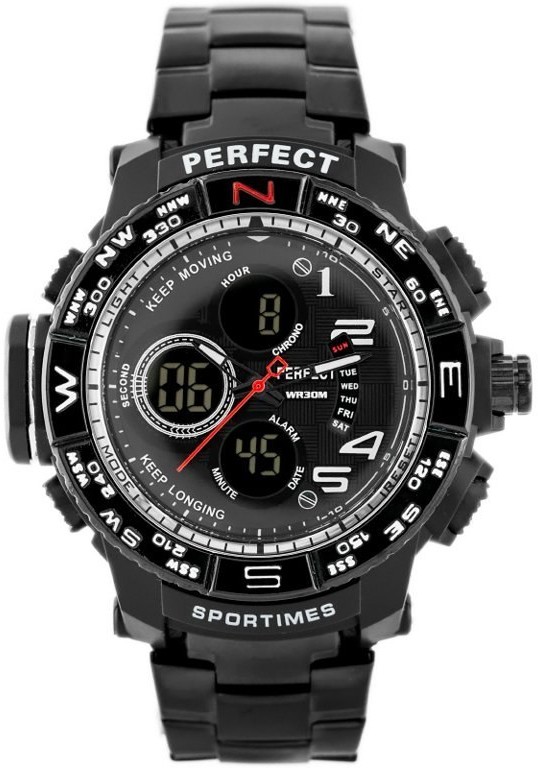 PERFECT ZEGAREK MĘSKI PERFECT - A896 (zp260b) - black A896