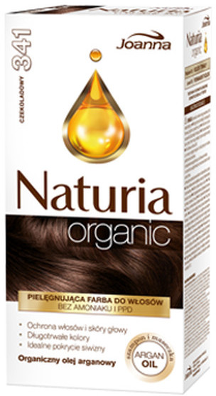 Joanna Naturia Organic Farba Do Włosów 341 Czekoladowy