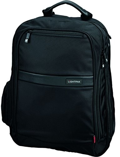 Lightpak 46103 - plecak na laptopa Executive Line ECHO 1 z nylonu, czarny