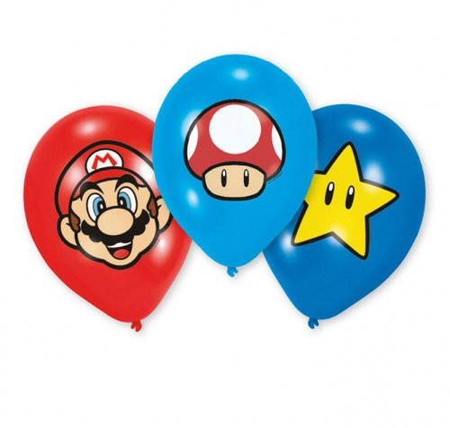 Balony lateksowe Super Mario 27,5cm