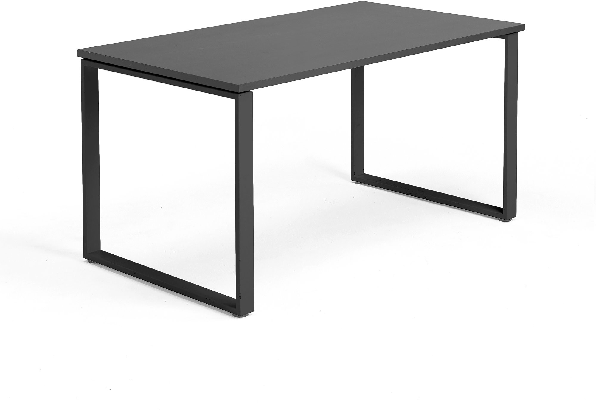 AJ Biurko Modulus rama O 1400x800 mm czarna rama czarne 1611814