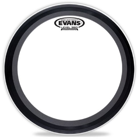 Evans evans bd22em adhw Heavyweight Bass Drum Schlage sierść 55,88 cm (22 cale) o średnicy Coated BD22EMADHW