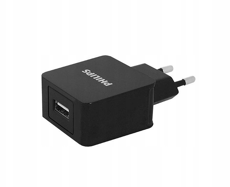 Philips Ładowarka Sieciowa Usb 2100 mA Czarna