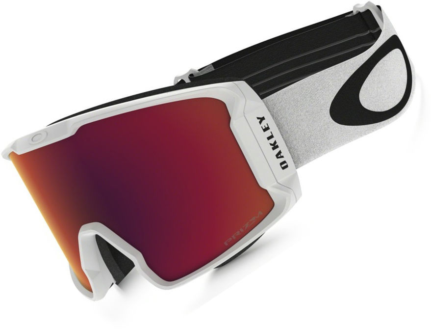 Oakley Line Miner XL Matte White w/Prizm Torch męskie okulary snowboardowe 51864446
